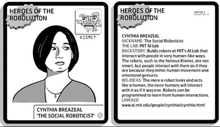 Illustration for article titled Roboticist Trading Cards Sadly Lack Microchip Gum